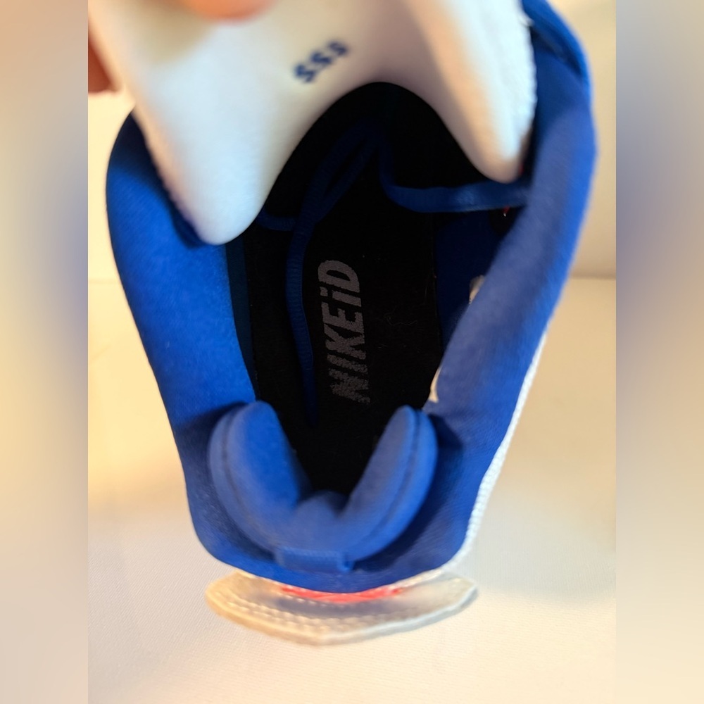 Nike Air Jordan CP3 7 VII AE NikeID Custom White Blue Red Size 9.5 - Picture 7 of 12